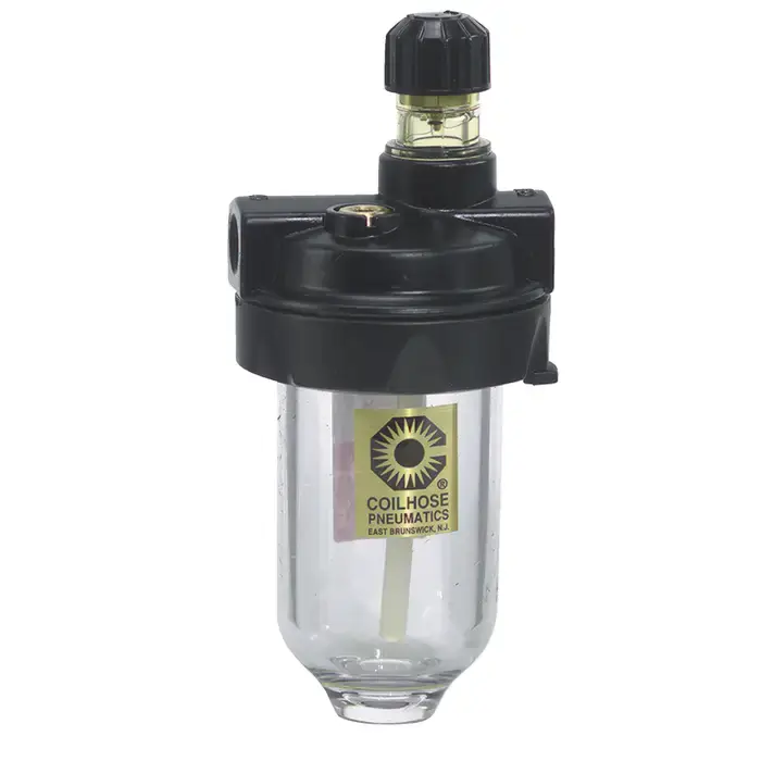 Holiday Sale COILHOSE PNEUMATICS 8844 1/2" Port Size, Heavy Duty Type, 150 PSI Maximum Pressure Lubricator