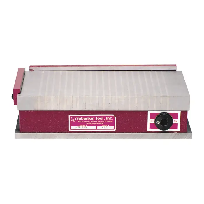 SUBURBAN MCB-612FP 6" x 12-1/2" x 2-5/8" Rectangular Permanent Magnetic Chuck High Quality