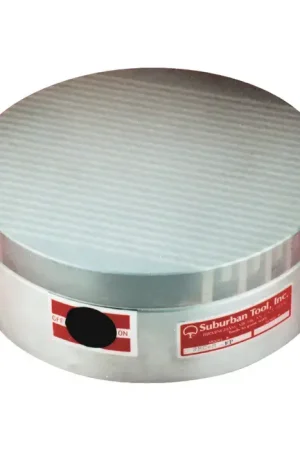Special Offer SUBURBAN RMC-8FP 7-3/4" Diameter 3" Height Round Permanent Magnetic Chuck