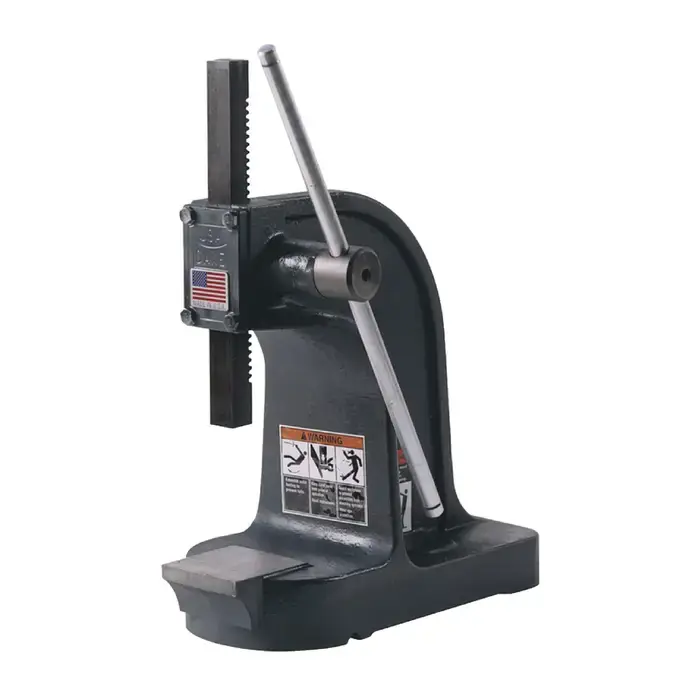 Place Order DAKE Y 1-1/2 Ton Capacity 7-3/4" Capacity Over Table Arbor Press