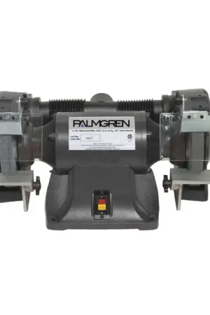 Secure Checkout PALMGREN 9682071 7" Wheel Diameter, 1/2 HP, 120/240V, 1 PH Bench Grinder