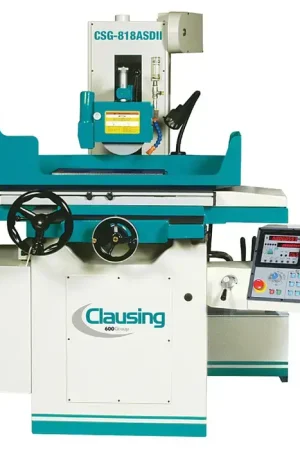 Reduced Price CLAUSING CSG818ASDIII 8" x 18" Table, 3 HP Surface Grinder