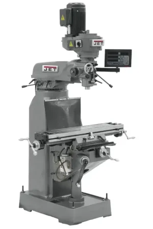 Crafted JET 691179 1.5 HP Knee Type Vertical Milling Machine