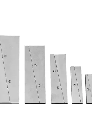 Top Rated PEC S111-6 3/8" - 1/2", 1/2" - 11/16", 11/16" - 15/16", 15/16" - 1-5/16", 1-5/16" - 1-3/4", 1-3/4" - 2-1/4" Height, 1-3/4" to 5" Length, 6 pairs No. of Pieces Adjustable Parallels