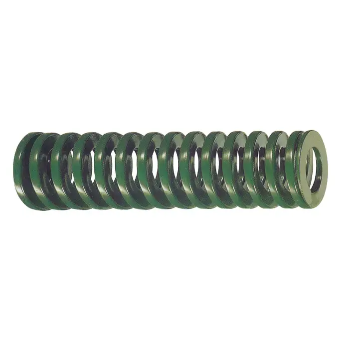 DANLY 1-1/4" Hole Dia., 12" Free Length, Light Load, Green Die Spring Final Sale