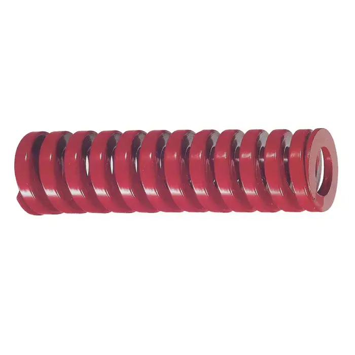 DANLY 1-1/2" Hole Dia., 5" Free Length, Heavy Load, Red Die Spring Top Rated