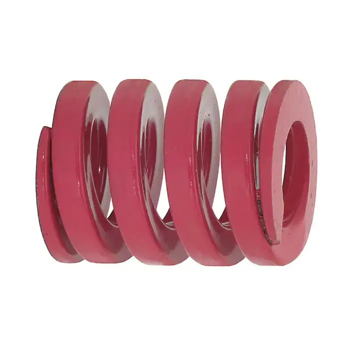 Hassle-Free Returns DANLY 3/8" Hole Dia., 2" Free Length, Heavy Load, Red Die Spring