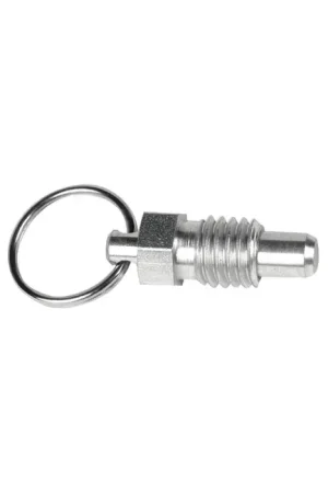 Mega Sale TE-CO 54459 5/8"-11 Thread Size, 0.69" Thread Length, 0.380" Plunger Dia., Pull Ring Stainless Steel Hand Retractable Spring Plunger