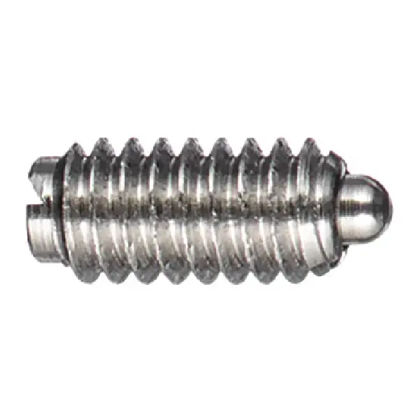 New Release VLIER SSM50AP 8-32 Thread Size, 0.437" Thread Length, 0.052" Projection, Stainless Steel Body, Stainless Steel Nose Threaded Spring Plunger