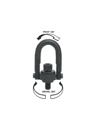 AMERICAN DRILL 23052 800 Ibs. Rated Capacity, 5/16"-18 Thread Size, 1-61/100" Ring Opening Hoist Rings, Hooks, Lifting Accessory Best Price