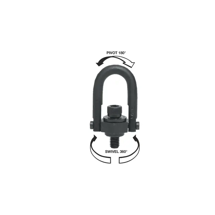AMERICAN DRILL 23052 800 Ibs. Rated Capacity, 5/16"-18 Thread Size, 1-61/100" Ring Opening Hoist Rings, Hooks, Lifting Accessory Best Price