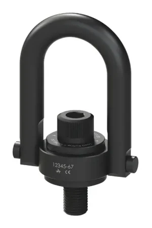 Buy Today AMERICAN DRILL 23503 50,000 Ibs. Rated Capacity, 2-1/2"-4 Thread Size, 10-1/2" Ring Opening Hoist Rings, Hooks, Lifting Accessory
