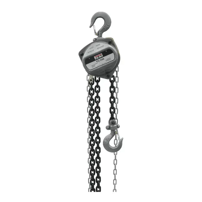 Next Day Delivery JET 101921 1-1/2 Tons Load Capacity, 15‘ Maximum Lift Distance, Manual Lift Speed Hoist