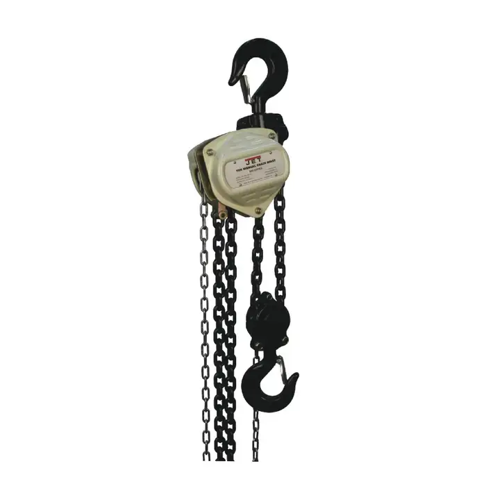 JET 101952 5 Tons Load Capacity, 20‘ Maximum Lift Distance, Manual Lift Speed Hoist Flash Sale