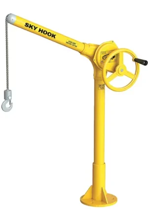 SKY HOOK 8727 1/4 Ton Load Capacity, 75" Maximum Lift Distance, 1" Per Handwheel Revolution Lift Speed Hoist New Arrival