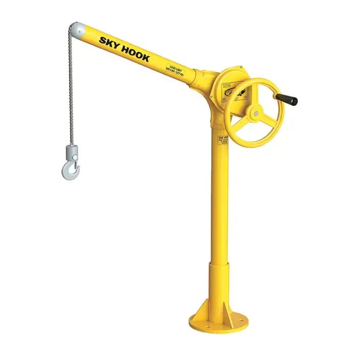 SKY HOOK 8727 1/4 Ton Load Capacity, 75" Maximum Lift Distance, 1" Per Handwheel Revolution Lift Speed Hoist New Arrival