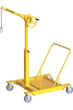 While Supplies Last SKY HOOK 8765 1/4 Ton Load Capacity, 75" Maximum Lift Distance, 1" Per Handwheel Revolution Lift Speed Hoist