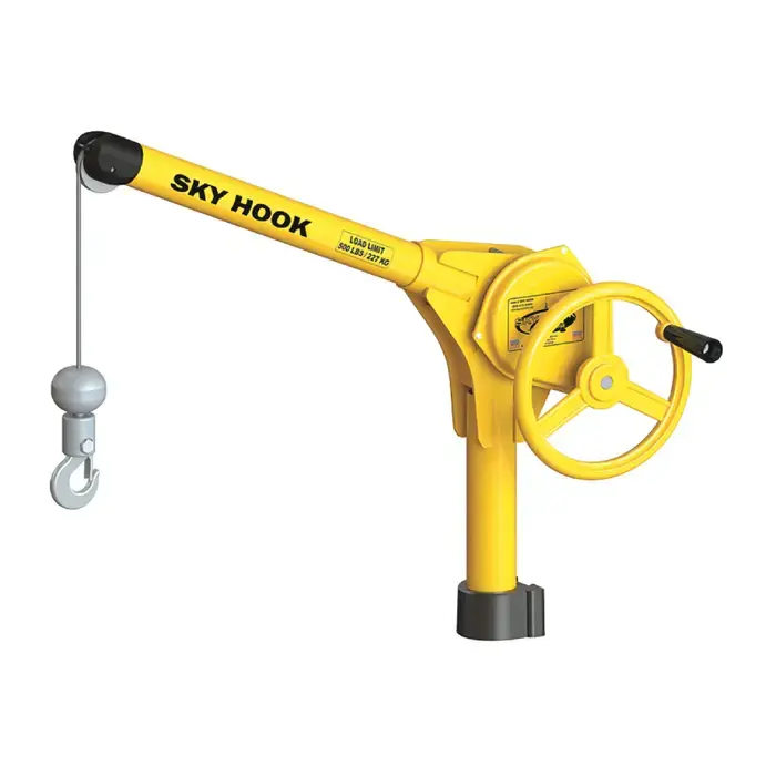 SKY HOOK 9700-05 1/4 Ton Load Capacity, 100" Maximum Lift Distance, 1.5" Per Handwheel Revolution Lift Speed Hoist Hot Picks