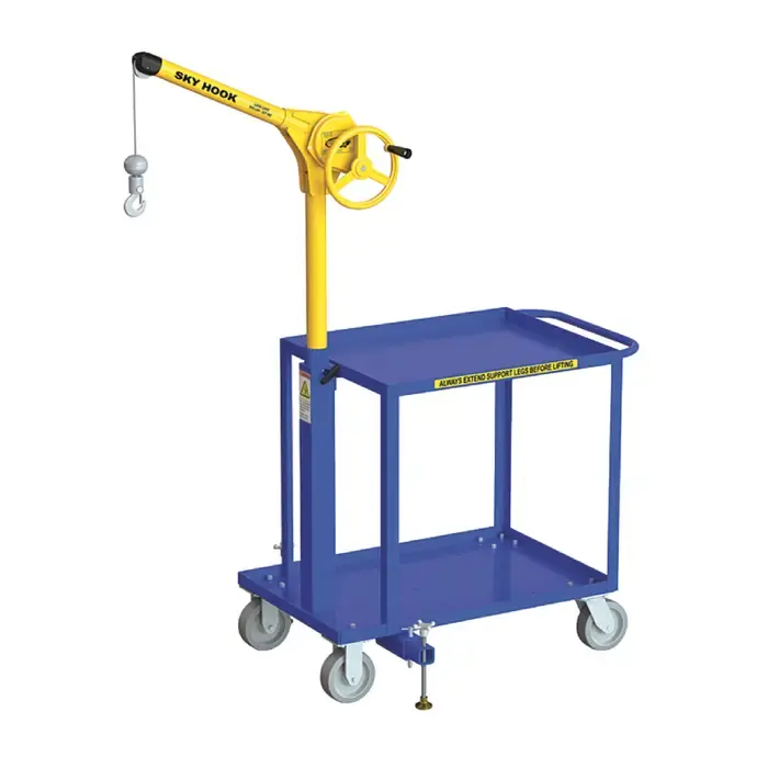 SKY HOOK 9770 1/4 Ton Load Capacity, 100" Maximum Lift Distance, 1.5" Per Handwheel Revolution Lift Speed Hoist Discount