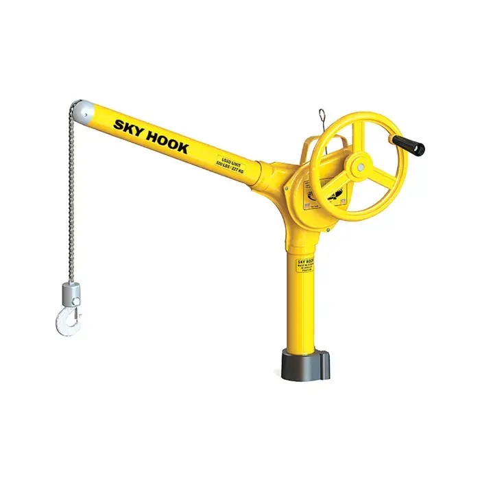 SKY HOOK 8500-01 1/4 Ton Load Capacity, 55" Maximum Lift Distance, 1" Per Handwheel Revolution Lift Speed Hoist Hot Deal