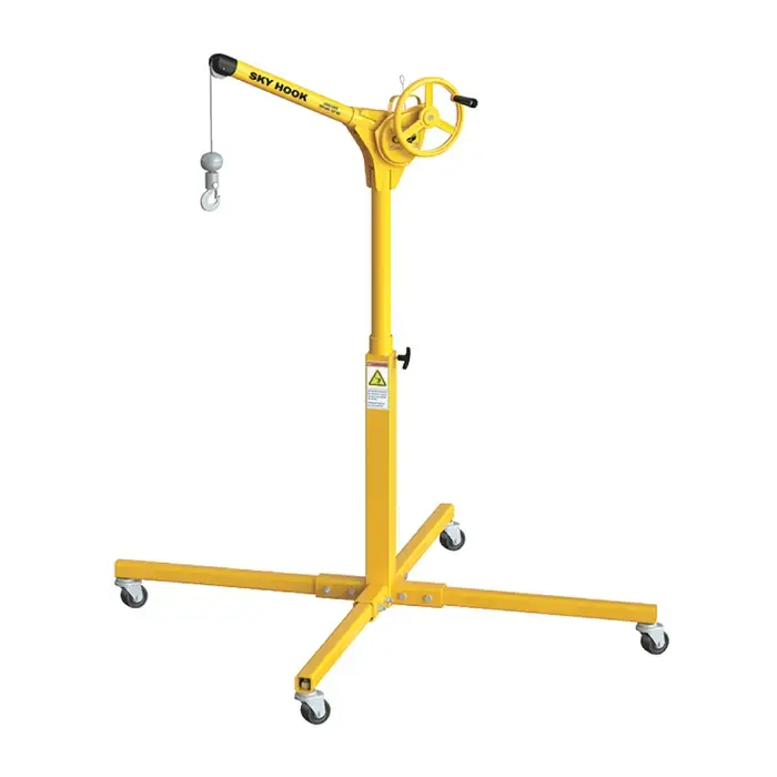 Authentic SKY HOOK 9557 1/4 Ton Load Capacity, 100" Maximum Lift Distance, 1.5" Per Handwheel Revolution Lift Speed Hoist