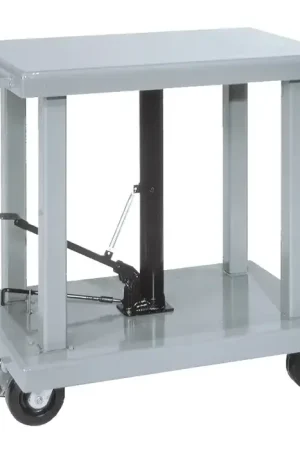 WESCO LT-40-3248 4,000 lbs. Load Carrying Capacity, Foot Operated Lift Style, 59" Lift Height Lift Table Flash Sale
