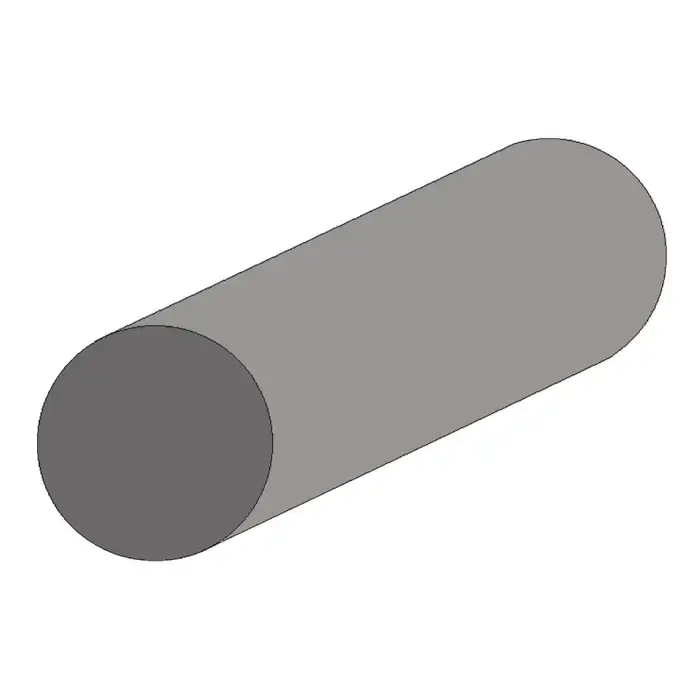 TTC 73-017-156 1-3/4" Dia., 72" Length, Stainless Steel Type 304 Round Stainless Steel Top Pick