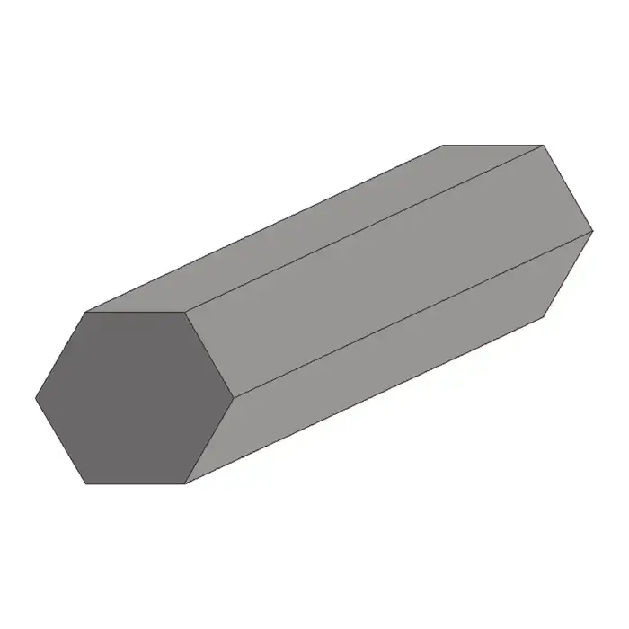 Hassle-Free Returns TTC 73-016-777 1-1/8" Thickness, 72" Length Hexagon Steel