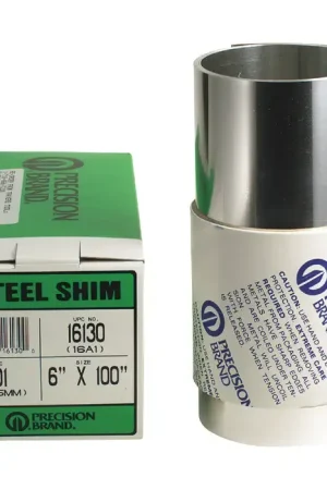 PRECISION BRAND AA-31 .031" Thick, 12" Width, Carbon Steel Metal Shim Stock Discount