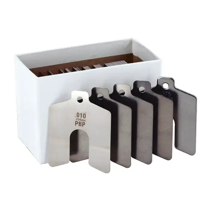 Must Have TTC USA MADE 16500 .001" Min. Thick, .050" Max. Thick, Stainless Steel 80 Piece Shim Stock Set