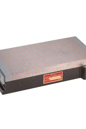 Grab Now EARTH-CHAIN EDMT-1018 4" x 7" x 2.5" Rectangular Permanent Magnetic Chuck