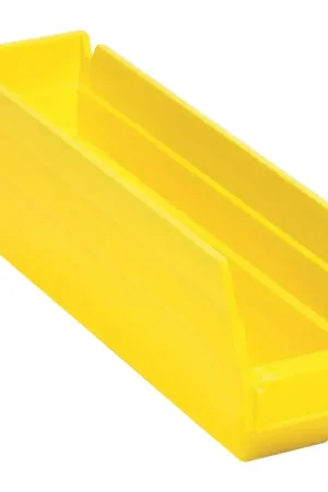 QUANTUM STORAGE SYSTEMS QSB100YL Economy Shelf Bins Type, Yellow Color, Plastic Material Storage Bin Express Delivery
