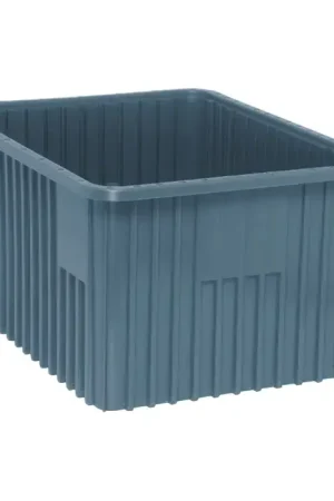 QUANTUM STORAGE SYSTEMS DG 93120 Bins Type, Gray Color, Polypropylene Material Tote Super Sale