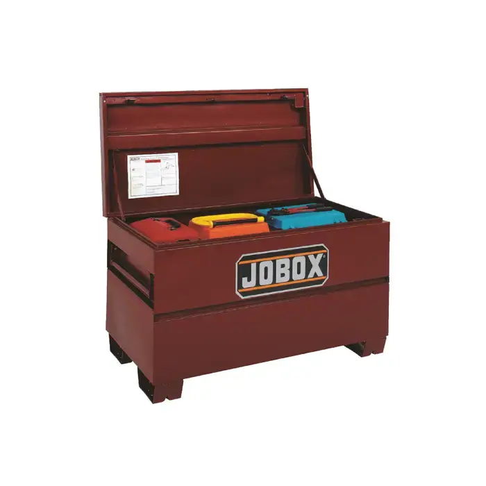 Hot Deal JOBOX 217-1-656990 Steel Vault Chest Type, 0 No. of Drawers, 30" Chest Length Tool Chest