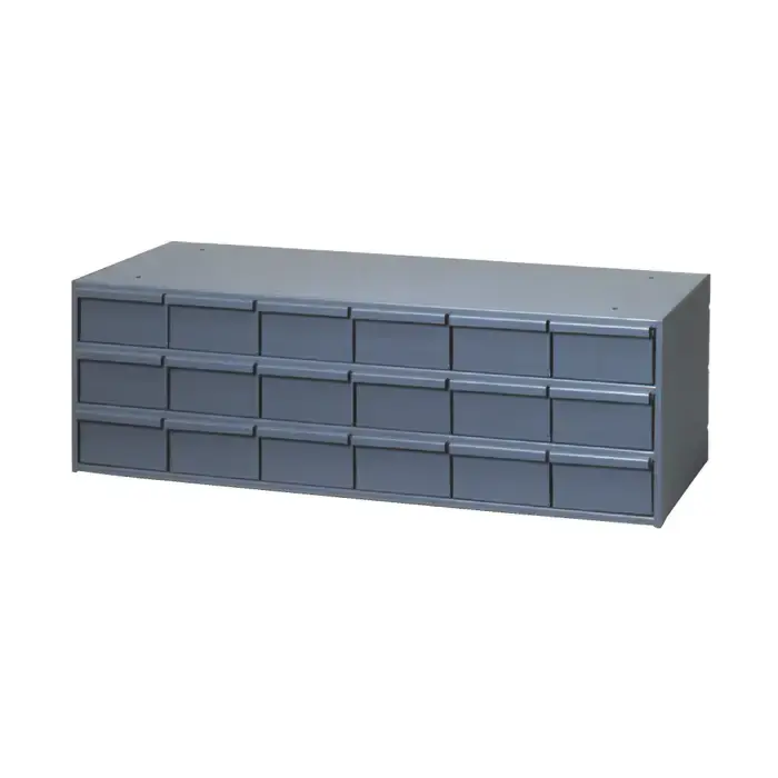 DURHAM 18D Modular All Steel Drawer Cabinets Type, 18 No. of Drawers, 33-13/16" Width Stationary Drawer Cabinet Brand New