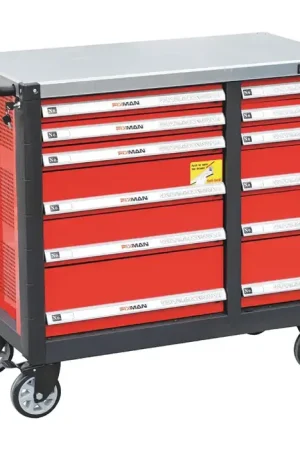 Price Drop FIXMAN W3RM6 12 No. of Drawers, 22-1/2" Chest Length, 44-1/2" Chest Width Roller Cabinet