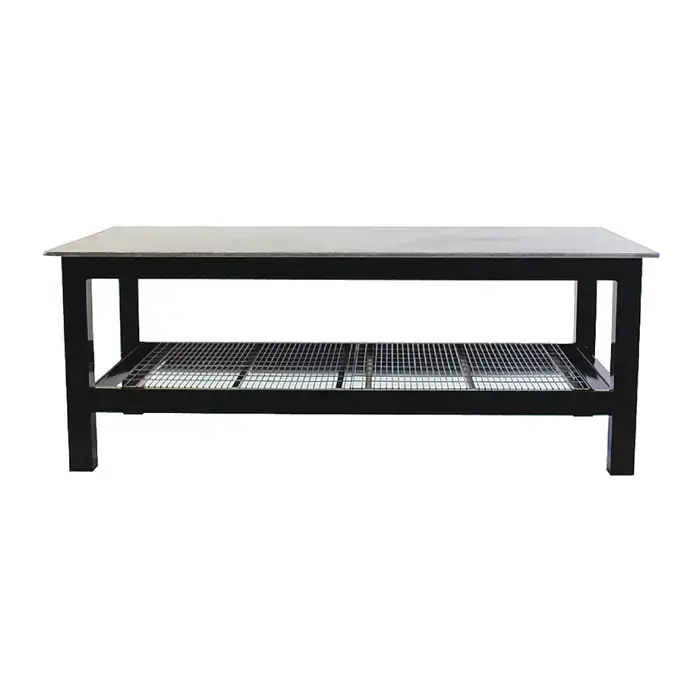 Buy Direct BADASS WORKBENCH 4X8WELD-12 Welding Table With 1/2" Plate Steel Top Type, 4‘ Width, 4‘ Depth Stationary Work Bench / Table