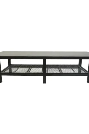 Weekend Sale BADASS WORKBENCH 4X12WELD-14WC Welding Table With 1/4" Plate Steel Top & Casters Type, 0 No. of Drawers