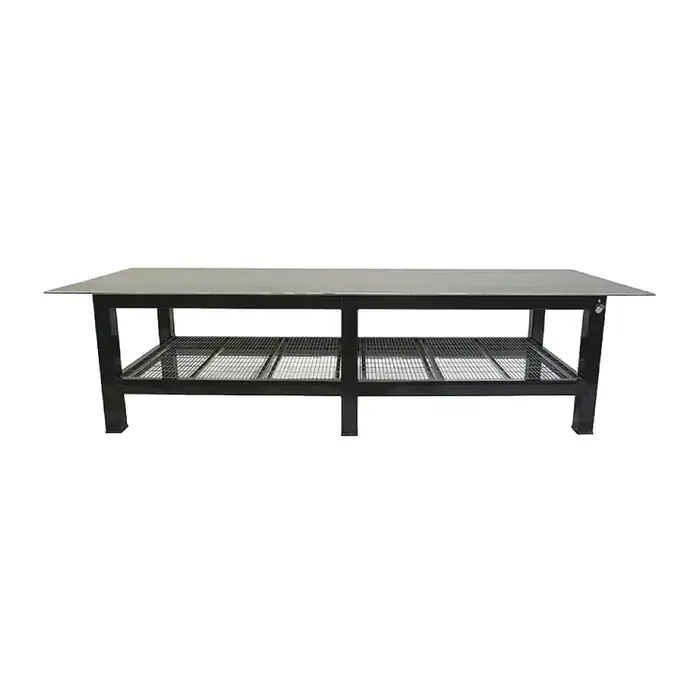 Weekend Sale BADASS WORKBENCH 4X12WELD-14WC Welding Table With 1/4" Plate Steel Top & Casters Type, 0 No. of Drawers