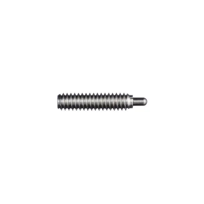 Popular VLIER SSS48AP 6-32 Thread Size, 3/8" Thread Length, 1/16" Projection, Stainless Steel Body, Stainless Steel Nose Threaded Spring Plunger
