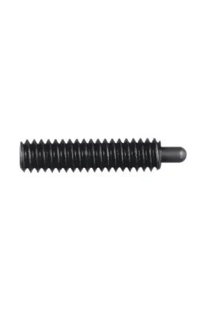 Best Choice VLIER SM6A M6x1.0 Thread Size, 20mm Thread Length, 2.50mm Projection, Steel Body, Steel Nose Threaded Spring Plunger