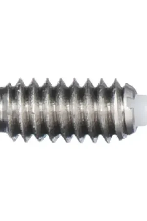 VLIER SSMDM8 M8x1.25 Thread Size, 14.30mm Thread Length, 2.10mm Projection, Stainless Steel Body, Delrin Nose Threaded Spring Plunger Best Price