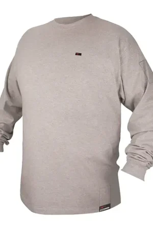 Price Cut REVCO TF2510-GY-L L Size, Gray Color, Fire Resistant Protection Level Shirt