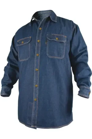 REVCO FS8-DNM L Size, Denim Color, Fire Resistant Protection Level Shirt Sale