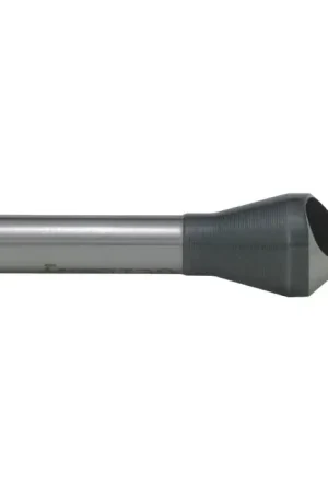 TTC PRODUCTION 4 9/16" Min Cutting Dia., 1-1/16" Max Cutting Dia., 1/2" Shank Dia., 60° High Speed Steel Zero Flute Countersink/Deburring Fast Shipping