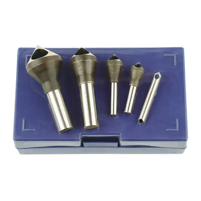 Luxury TTC PRODUCTION C86 5 Pc. 0 to 4 90° High Speed Steel Countersink Set