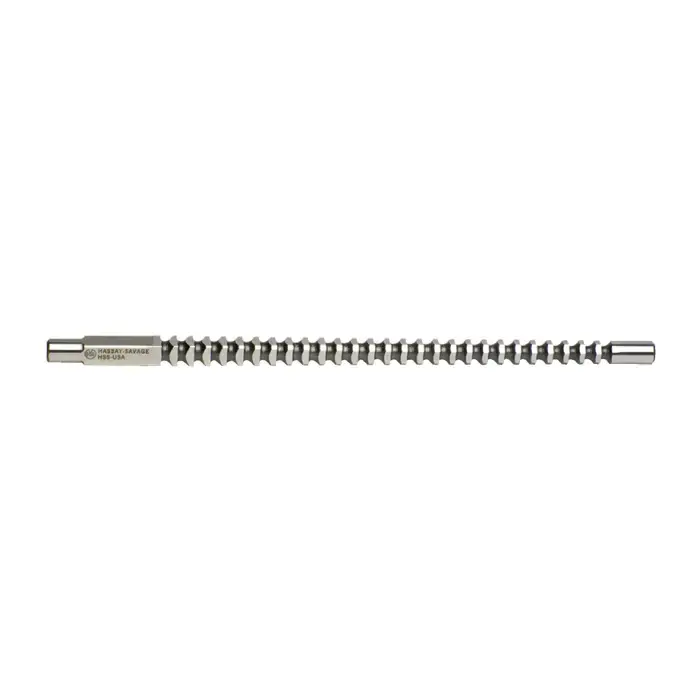 High Quality HASSAY SAVAGE 13036 9/16" Broach Size, 1/2" Min. LOC, 1-1/2" Max. LOC Standard Square Style 14-7/8" OAL High Speed Steel Square Broach