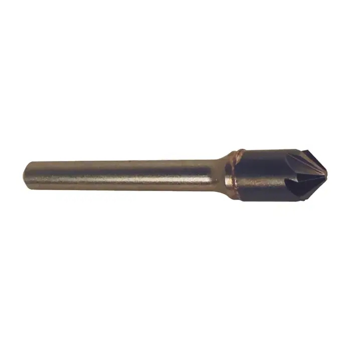 Brand New RUSHMORE USA 103696 3/8" Size, 1/4" Shank Diam., 90° Carbide Six Flute Countersink