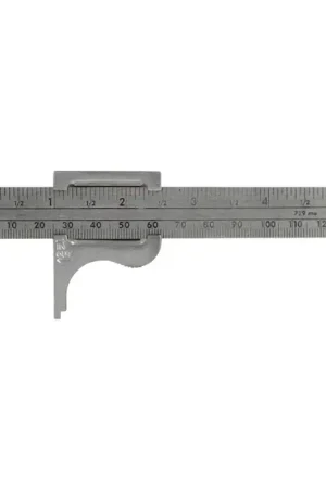 Today Only GENERAL TOOL 729ME Vernier Caliper, 0 - 4" Range, mm & 16ths Graduation
