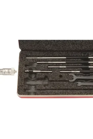 Clearance STARRETT 124AZ 2 - 8" Range, 6 No. of Rods Interchangeable Rod Type Inside Micrometer